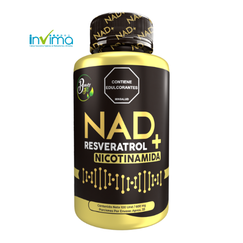NAD+ RESVERATROL CON NICOTINAMIDA X100UND