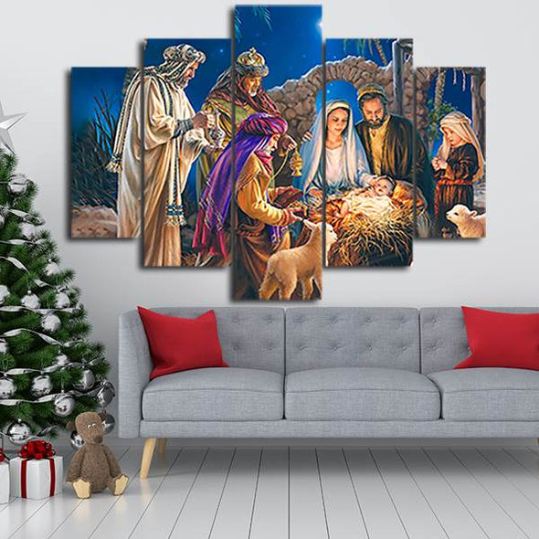 NAVIDAD RETABLOS DE 5 PIEZAS
