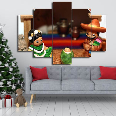 NAVIDAD RETABLOS DE 5 PIEZAS