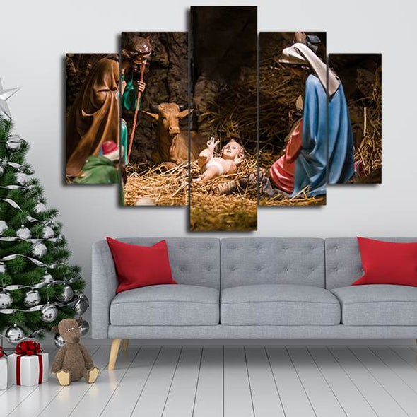 NAVIDAD RETABLOS DE 5 PIEZAS